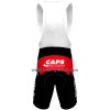 Set Fietsshirt + Korte Koersbroek 2022 Lotto Soudal Rood Wit